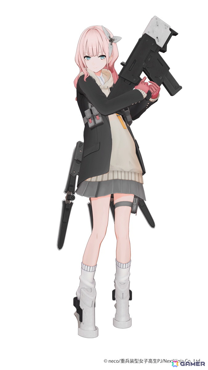 neco氏によるイラストシリーズ「重兵装型女子高生」のiOS/Android向けアプリ「JJK: 重兵装型女子高生 ワードレスレコード」がリリース決定!の画像