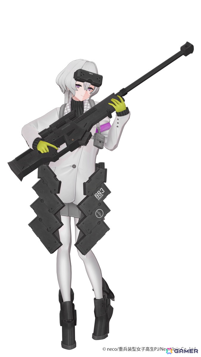 neco氏によるイラストシリーズ「重兵装型女子高生」のiOS/Android向けアプリ「JJK: 重兵装型女子高生 ワードレスレコード」がリリース決定!の画像