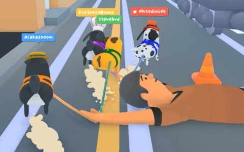 犬となって飼い主を引きずりながら病院まで送り届ける「Ruffed Up」がSteam Nextフェスに出展！