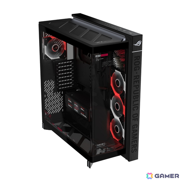 9.2インチ液晶搭載のフルタワーPCケース「ROG CRONOX ARGB」が登場！最大14基のファンに対応の画像2