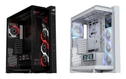 9.2インチ液晶搭載のフルタワーPCケース「ROG CRONOX ARGB」が登場！最大14基のファンに対応