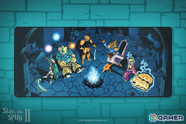 「Slay the Spire 2」とオフィシャルコラボレーションしたデスクマット・ロングスリーブTシャツ・ピンバッジが販売！の画像2