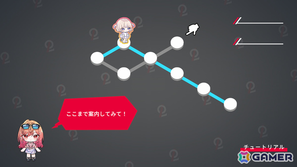ReGLOSSのメンバーを道案内する2Dパズルゲーム「ReGLOSS: CROSS」が発売!ワープや標識などのギミックを活用しながら全70問に挑もうの画像