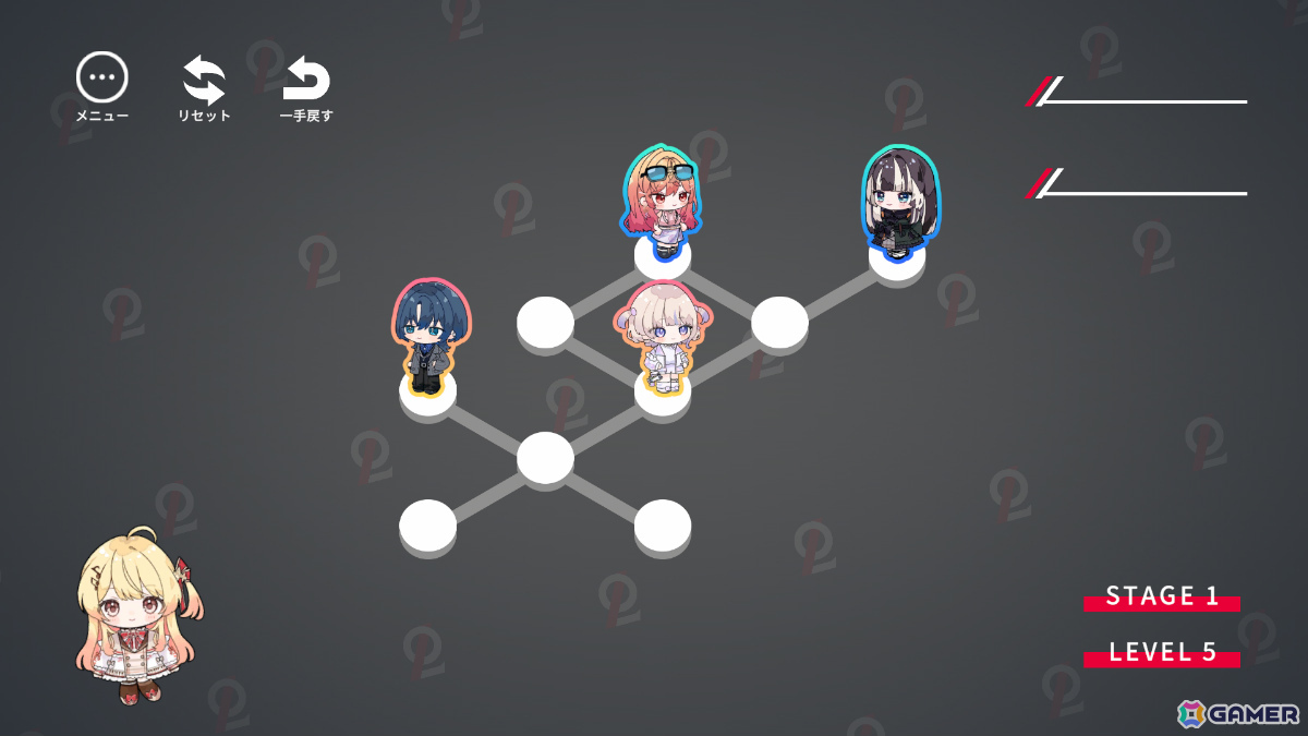 ReGLOSSのメンバーを道案内する2Dパズルゲーム「ReGLOSS: CROSS」が発売！ワープや標識などのギミックを活用しながら全70問に挑もうの画像3