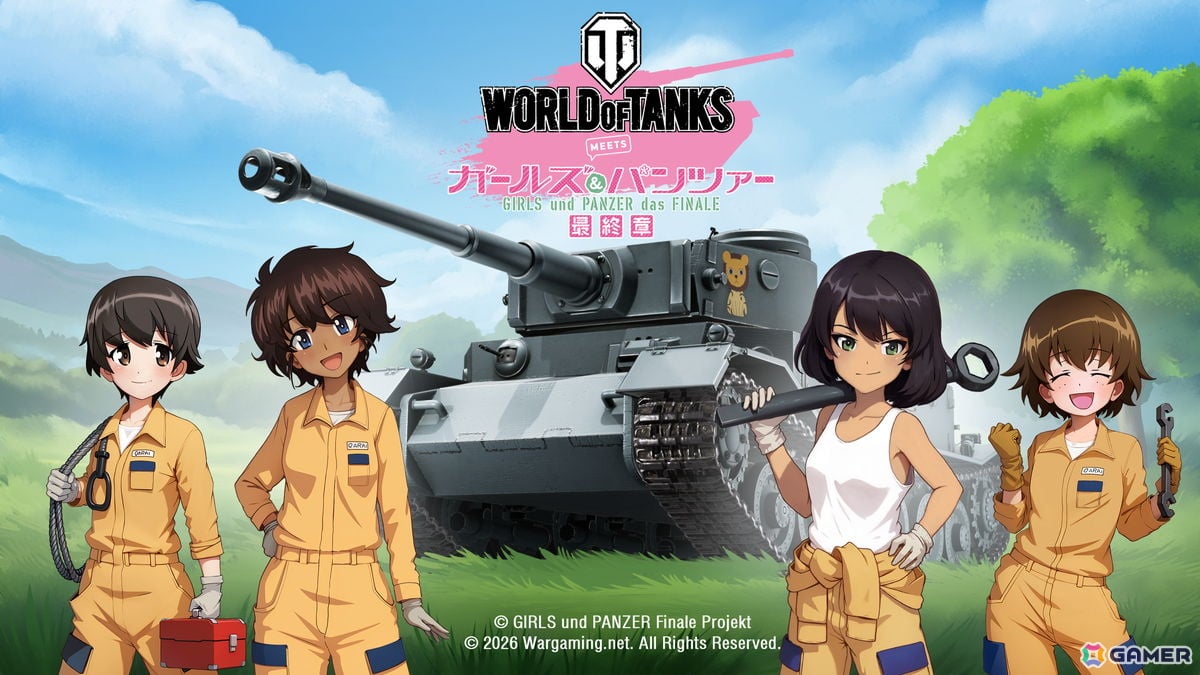 「World of Tanks」アニメ「ガールズ＆パンツァー」とのコラボでレオポンさんチームが参戦！コラボ搭乗員と「Tiger （P） Leoponsan」などが登場の画像