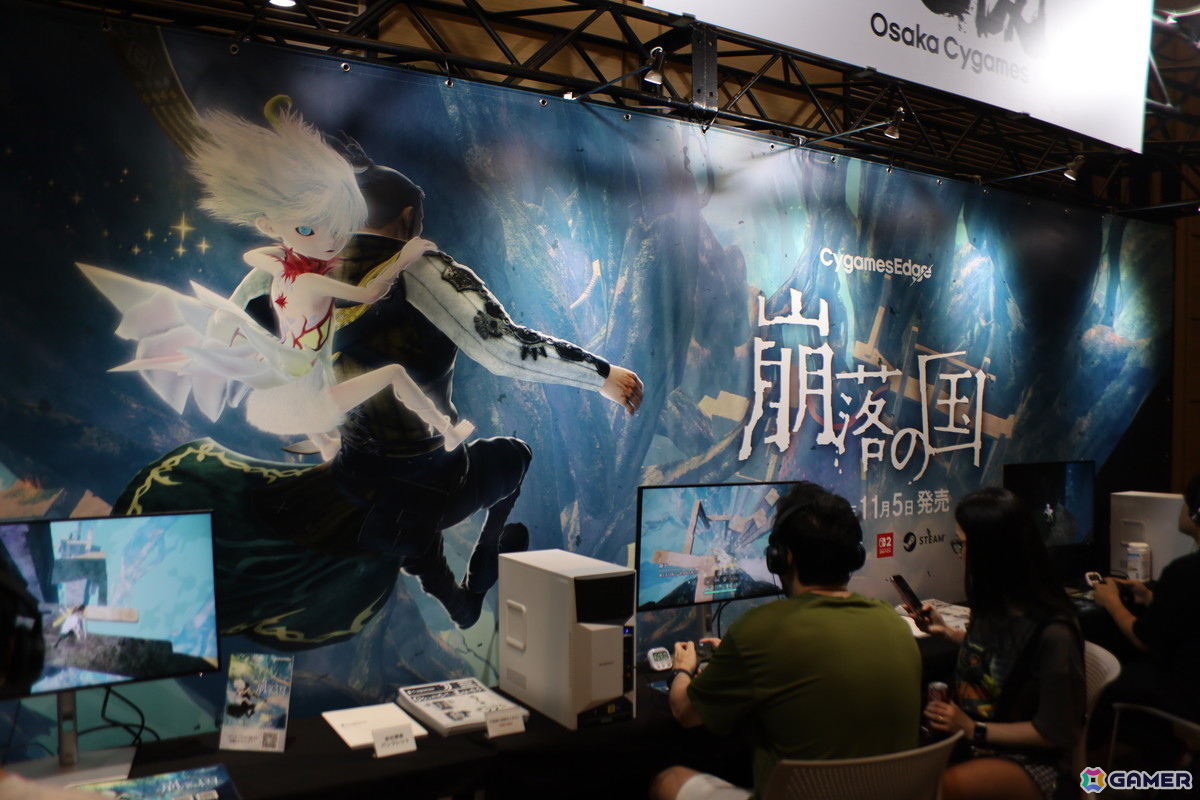 「CygamesEdge」ブランドプロデューサー・濱田修一郎氏にインタビュー!第1弾作品の高所からひたすら降下していく異色の3Dアクション「崩落の国」のレビューも【OIGS2026】の画像