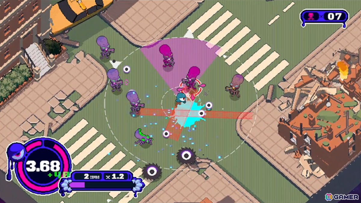 4秒以内に敵を捕食しないとゲームオーバー！ハイスピードローグライクアクション「4DEAD」が2027年1月にSteamで発売！の画像