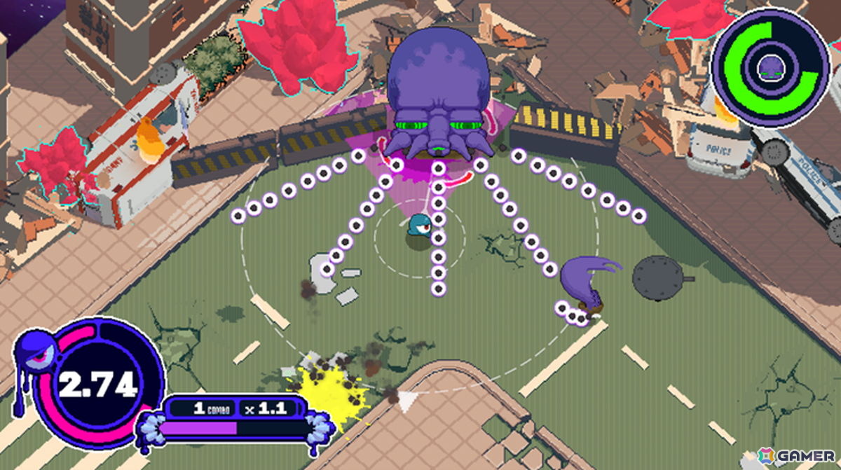 4秒以内に敵を捕食しないとゲームオーバー！ハイスピードローグライクアクション「4DEAD」が2027年1月にSteamで発売！の画像4