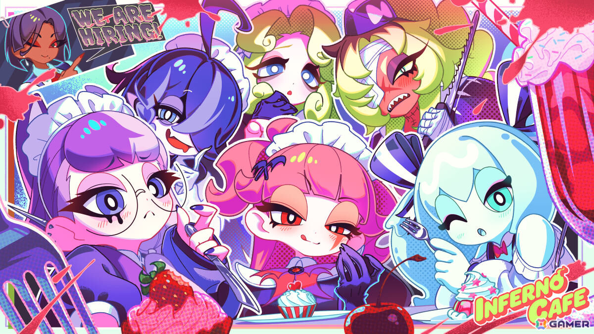 ケーキとなった自分を“喰わせて”人外メイドと絆を結ぶローグライト系ラブコメADV「Inferno Cafe」Steam体験版が配信!の画像