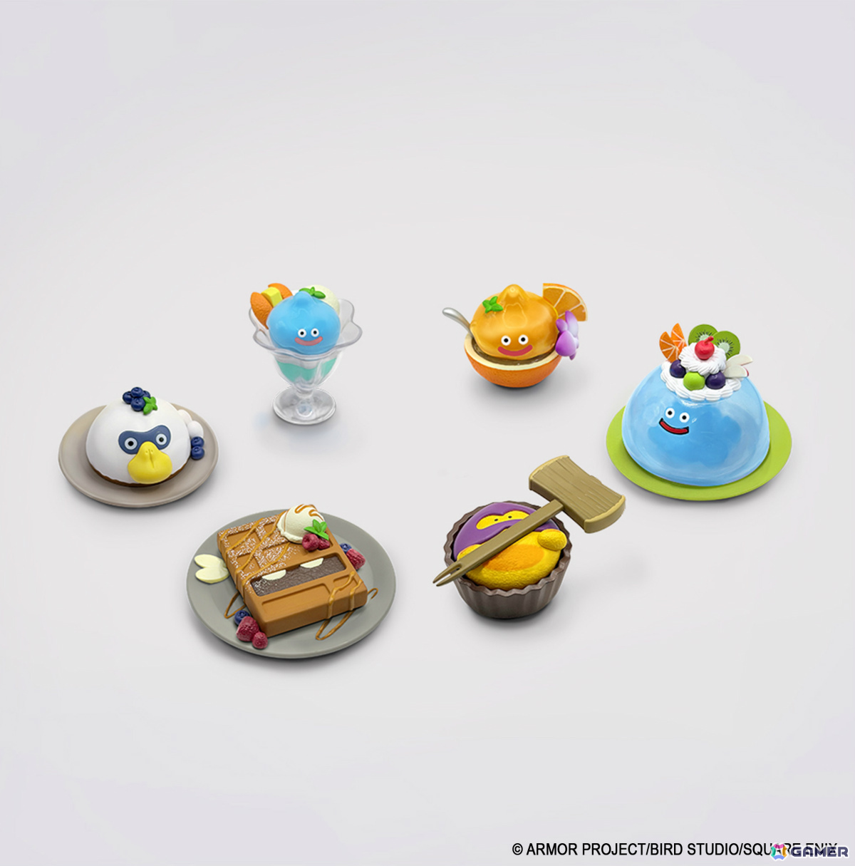 「ドラゴンクエスト」勇者やローラ姫たち、スイーツをモチーフにしたモンスターのミニチュアフィギュアコレクションが登場！の画像