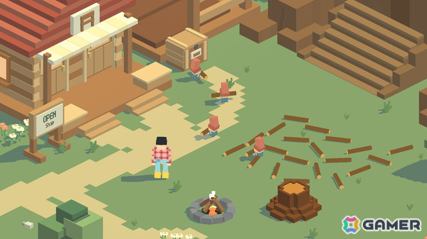 巨大な木を切って森の拠点を育てていく放置系インクリメンタルゲーム「The Woodman」が発売！の画像11