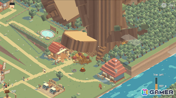 巨大な木を切って森の拠点を育てていく放置系インクリメンタルゲーム「The Woodman」が発売！の画像5