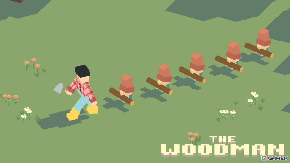 巨大な木を切って森の拠点を育てていく放置系インクリメンタルゲーム「The Woodman」が発売!の画像