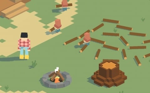巨大な木を切って森の拠点を育てていく放置系インクリメンタルゲーム「The Woodman」が発売!