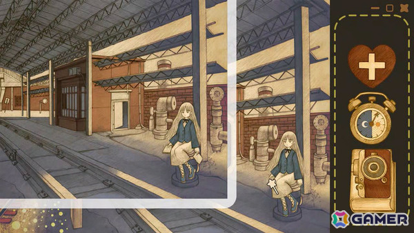 線路の終点に待ち受ける真実とは――鉛筆画で描かれる探し物＆間違い探しゲーム「鉄道の果て」が12月10日にリリースの画像3