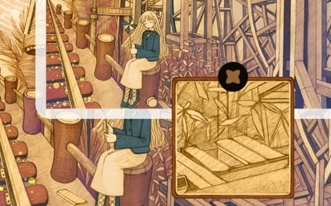 線路の終点に待ち受ける真実とは――鉛筆画で描かれる探し物＆間違い探しゲーム「鉄道の果て」が12月10日にリリース