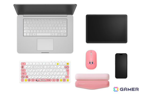Kensington×「星のカービィ」の初コラボによるコンパクトキーボードとワイヤレスマウスが11月10日に発売！の画像2