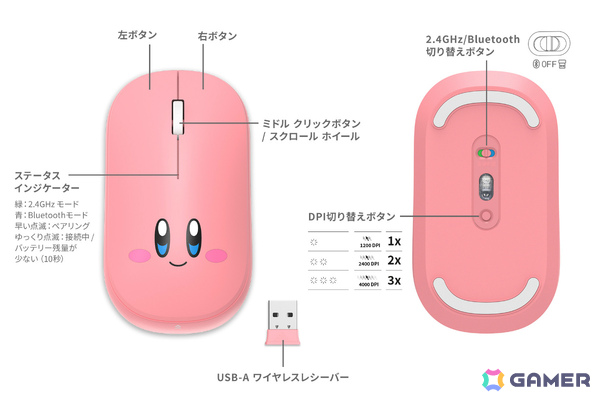 Kensington×「星のカービィ」の初コラボによるコンパクトキーボードとワイヤレスマウスが11月10日に発売！の画像6