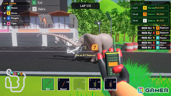 動物レースの大会で依頼された着順を作り出すオンラインパーティゲーム「Dirty Derby」体験版が公開!の画像