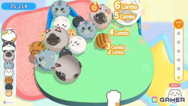 かわいい“にゃん球”を転がして遊ぶ物理パズルゲーム「にゃんにゃん にゃん球」が11月5日に配信！の画像