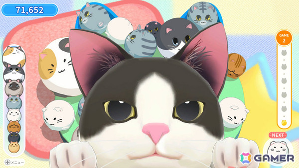 かわいい“にゃん球”を転がして遊ぶ物理パズルゲーム「にゃんにゃん にゃん球」が11月5日に配信！の画像