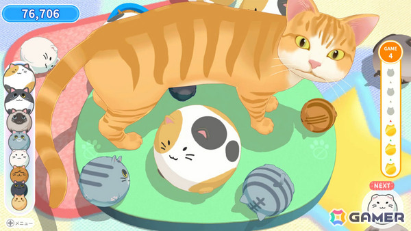 かわいい“にゃん球”を転がして遊ぶ物理パズルゲーム「にゃんにゃん にゃん球」が11月5日に配信！の画像