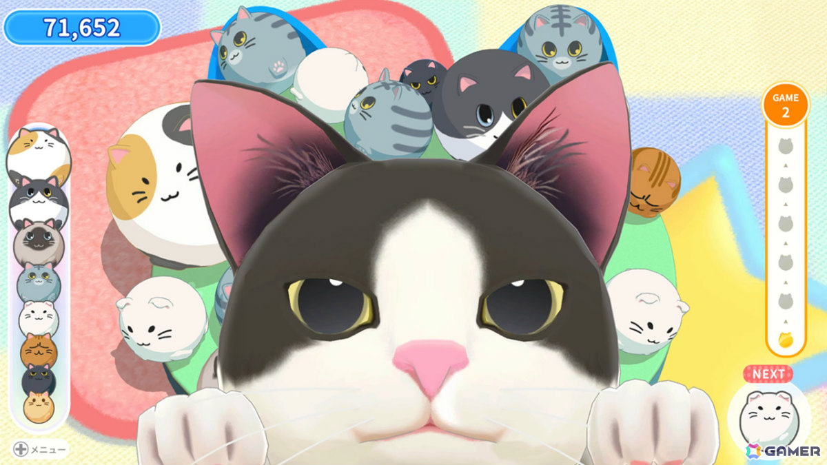 かわいい“にゃん球”を転がして遊ぶ物理パズルゲーム「にゃんにゃん にゃん球」が11月5日に配信！の画像4