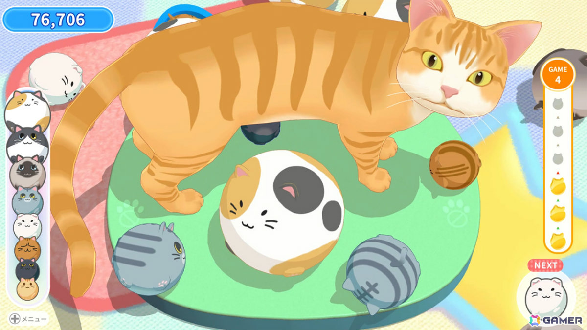かわいい“にゃん球”を転がして遊ぶ物理パズルゲーム「にゃんにゃん にゃん球」が11月5日に配信！の画像5