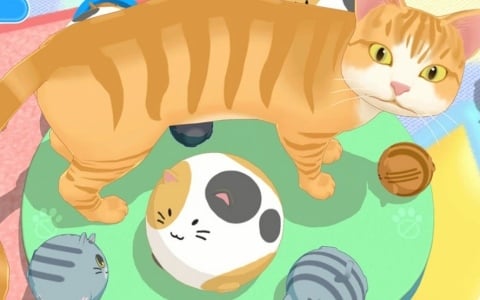かわいい“にゃん球”を転がして遊ぶ物理パズルゲーム「にゃんにゃん にゃん球」が11月5日に配信！