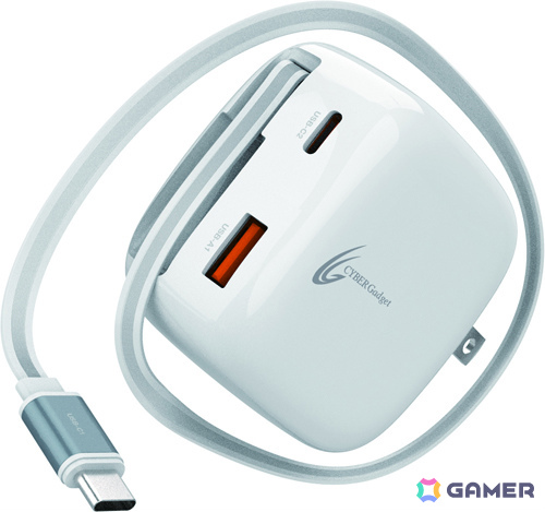 最大65W出力&3台同時充電に対応したSwitch 2/Switch向け急速充電器が発売!Type-C巻取ケーブルを内蔵の画像