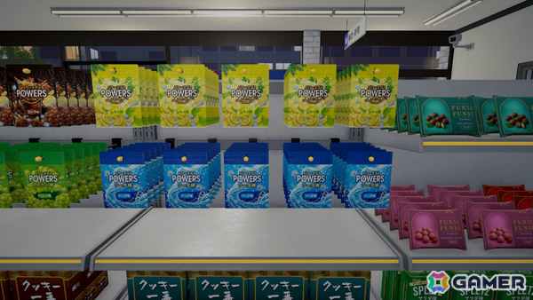 深夜のコンビニで4,000個以上の商品を正しい棚に戻していく片付けパズル「夜明けまでのおかたづけ」がリリース！の画像
