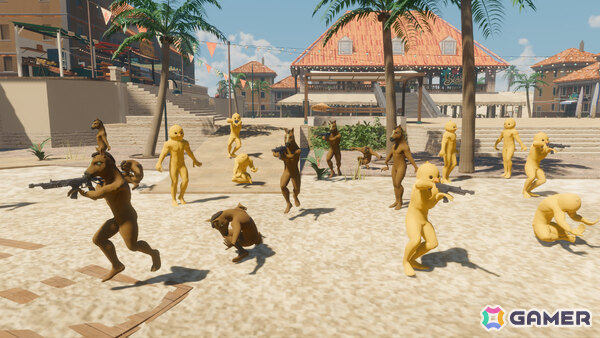 29体のNPCを率いて相手の群れから人間を見抜く1対1のFPS「MAYBE YOU!」Steamページが公開！の画像2