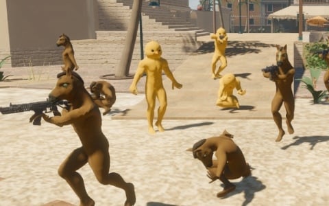 29体のNPCを率いて相手の群れから人間を見抜く1対1のFPS「MAYBE YOU!」Steamページが公開！