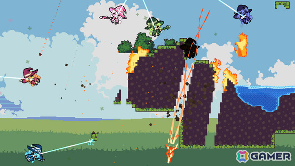 最大8人の物理アクションパーティーゲーム「Mana Boom」体験版が10月20日からのSteam Nextフェスにあわせて配信!の画像