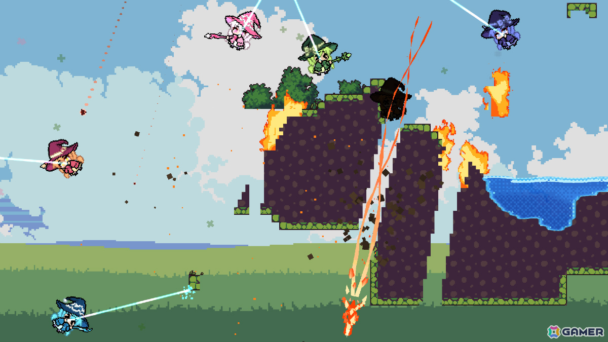 最大8人の物理アクションパーティーゲーム「Mana Boom」体験版が10月20日からのSteam Nextフェスにあわせて配信！の画像2