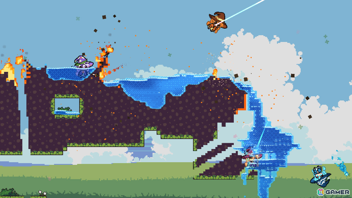最大8人の物理アクションパーティーゲーム「Mana Boom」体験版が10月20日からのSteam Nextフェスにあわせて配信！の画像3