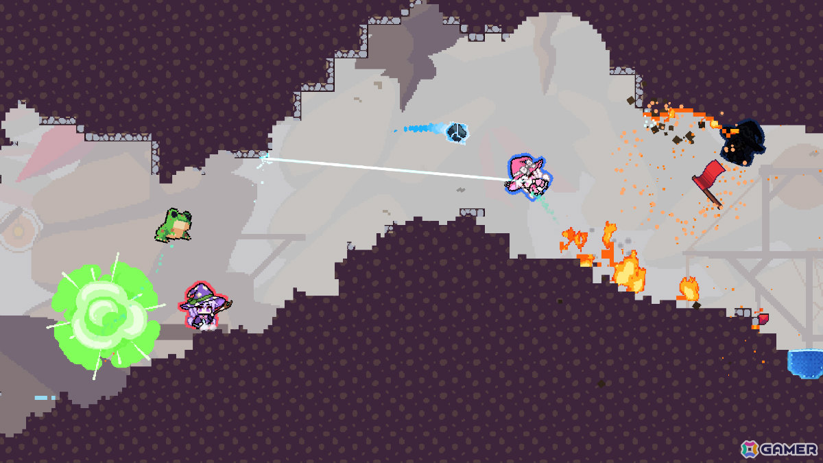 最大8人の物理アクションパーティーゲーム「Mana Boom」体験版が10月20日からのSteam Nextフェスにあわせて配信！の画像6