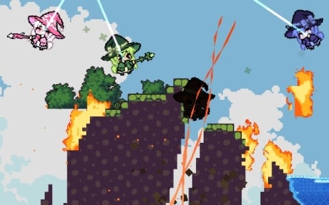 最大8人の物理アクションパーティーゲーム「Mana Boom」体験版が10月20日からのSteam Nextフェスにあわせて配信！