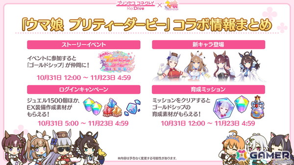 「プリコネR」×「ウマ娘」コラボが10月31日より開催！ゴールドシップはイベントで仲間に、アーモンドアイら4人が登場の画像11