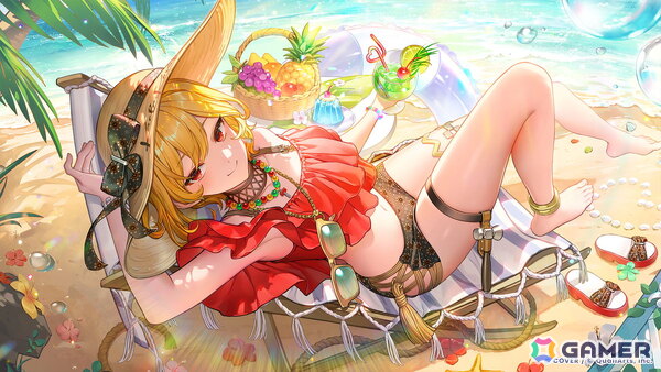「ホロドリ」でイベント「あふれる光と、渚のドレスコード」が開催！常闇トワさん、カエラ・コヴァルスキアさん、獅白ぼたんさん、古石ビジューさんの4名が水着衣装で登場の画像5