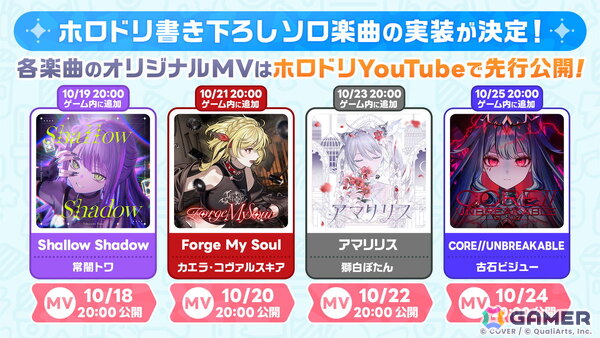 「ホロドリ」でイベント「あふれる光と、渚のドレスコード」が開催！常闇トワさん、カエラ・コヴァルスキアさん、獅白ぼたんさん、古石ビジューさんの4名が水着衣装で登場の画像7