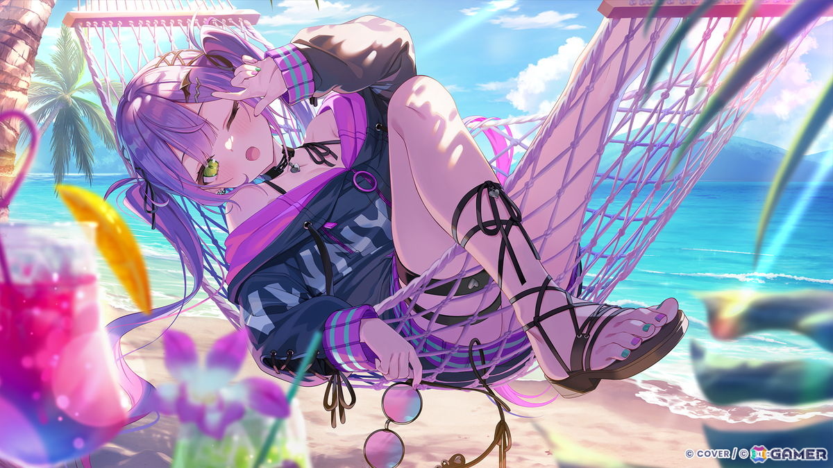 「ホロドリ」でイベント「あふれる光と、渚のドレスコード」が開催!常闇トワさん、カエラ・コヴァルスキアさん、獅白ぼたんさん、古石ビジューさんの4名が水着衣装で登場の画像