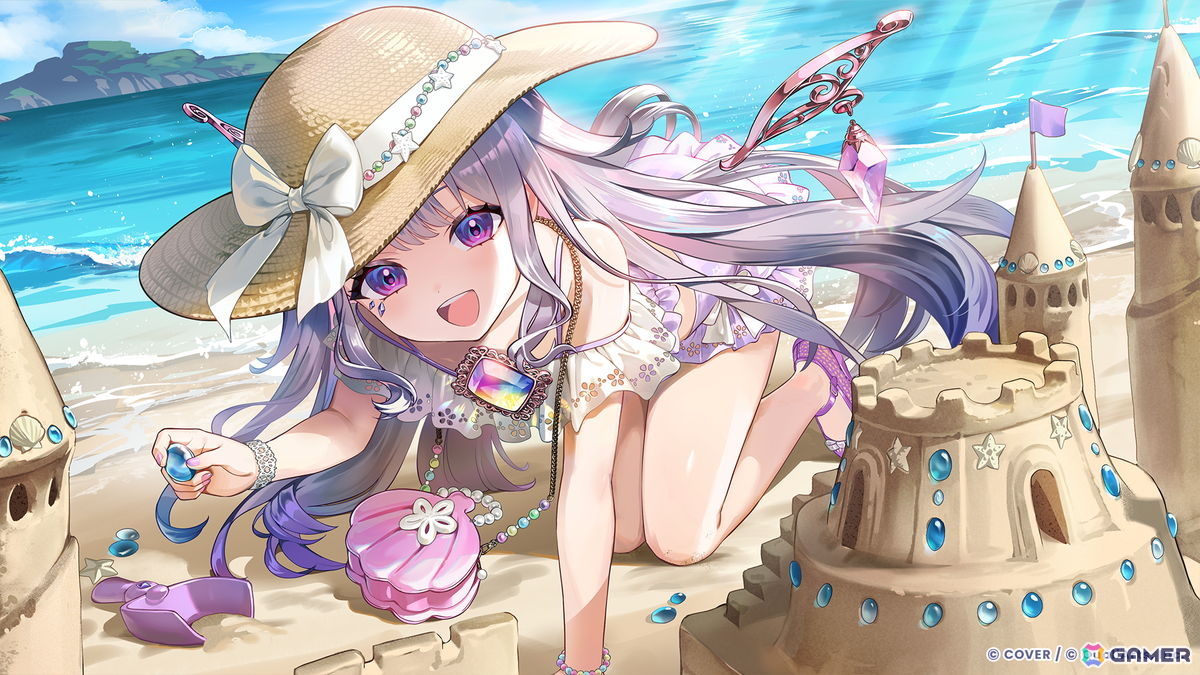 「ホロドリ」でイベント「あふれる光と、渚のドレスコード」が開催!常闇トワさん、カエラ・コヴァルスキアさん、獅白ぼたんさん、古石ビジューさんの4名が水着衣装で登場の画像
