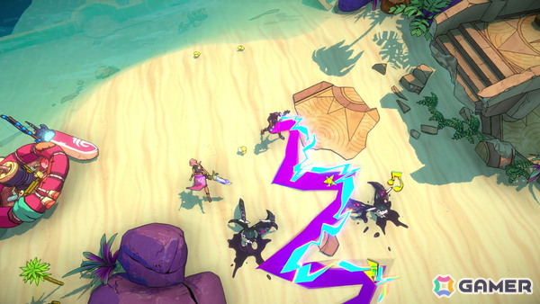 最大4人協力プレイ対応のサーフ&スラッシュアクションRPG「Surfpunk」の体験版が配信!Steam Nextフェスにも出展中の画像