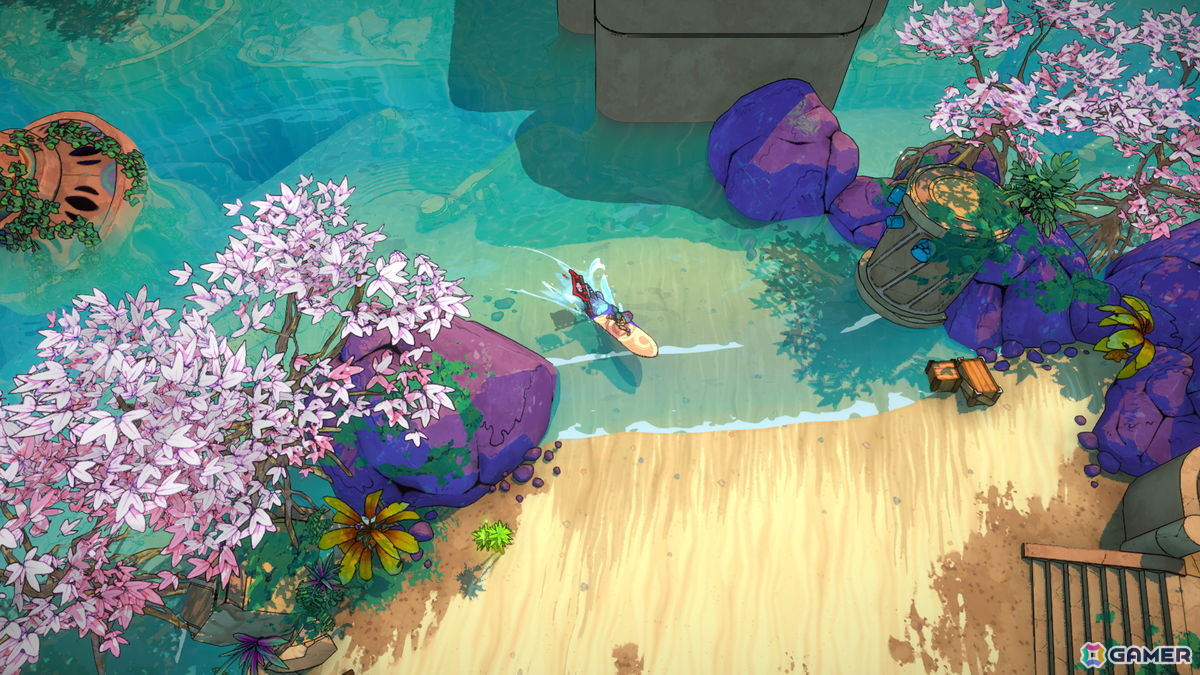 最大4人協力プレイ対応のサーフ＆スラッシュアクションRPG「Surfpunk」の体験版が配信！Steam Nextフェスにも出展中の画像21