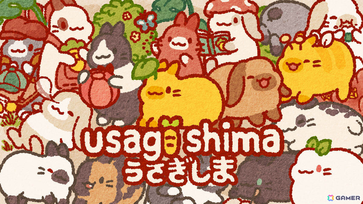 うさぎたちを島に招きながら自分だけの癒しの空間を作り上げていくゲーム「うさぎしま」Steam版が10月29日に発売!の画像