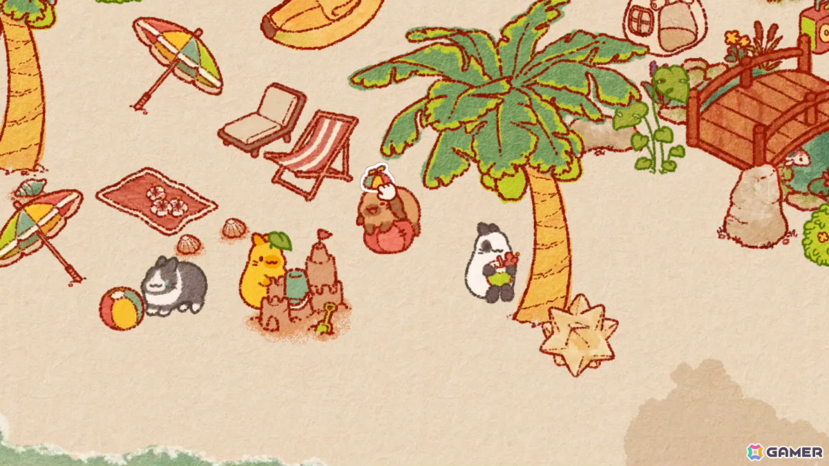 うさぎたちを島に招きながら自分だけの癒しの空間を作り上げていくゲーム「うさぎしま」Steam版が10月29日に発売!の画像