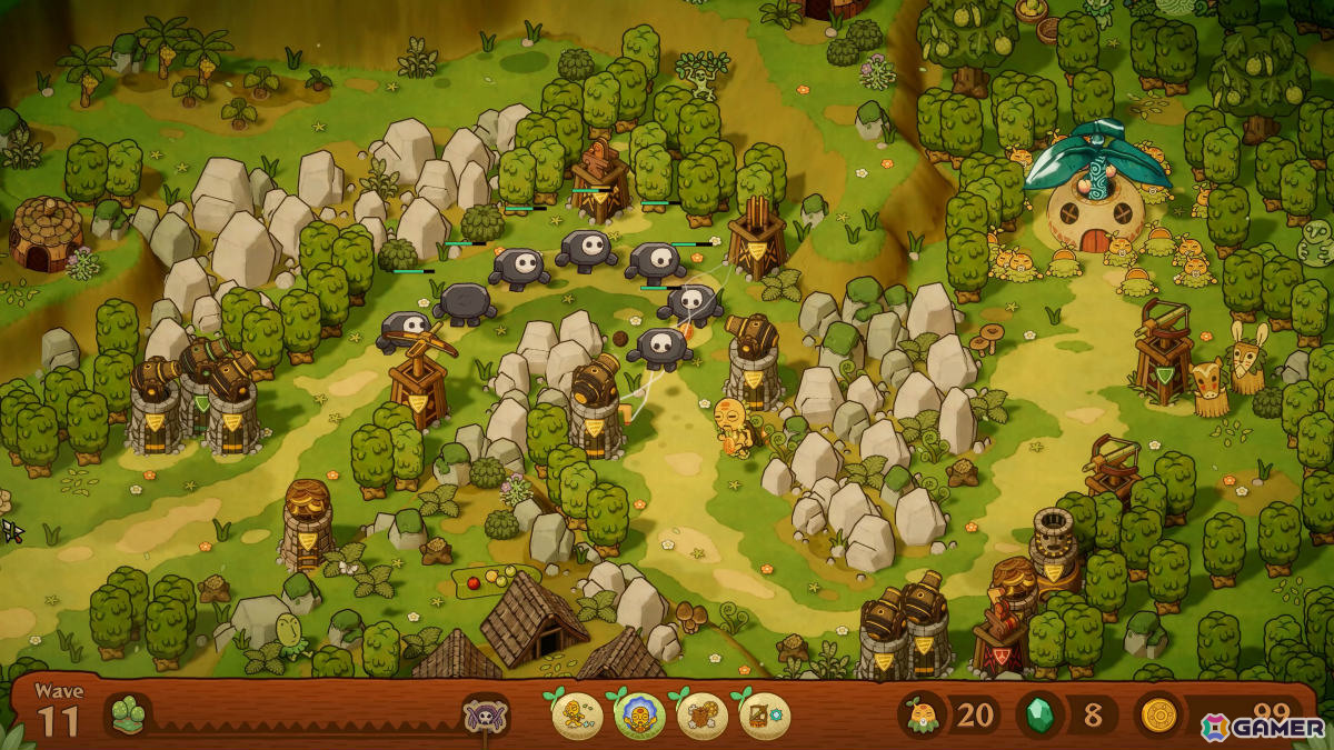 踊りながらタワーを建てモンスターの群れから拠点を守る「PixelJunk Monsters 3」初のプレイアブルデモがSteam Nextフェス限定で公開!の画像
