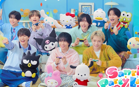 「サンリオ パーティランド」なにわ男子が出演するTVCMが10月29日より全国で放映!メイキング映像も公開