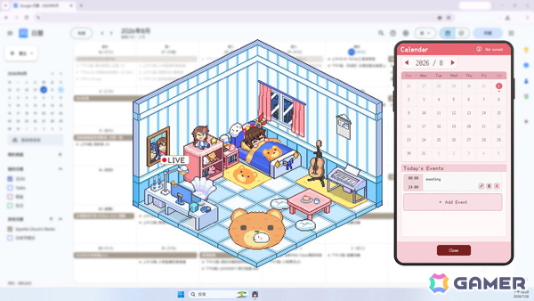 デスクトップで楽しめる「HoloCozy」やストラテジーゲーム「ホロすと!」などholo Indieの3タイトルがSteam Nextフェスに出展!の画像